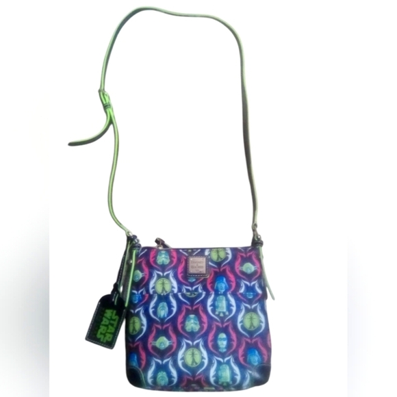 Dooney & Bourke Collaboration Star Wars Themed Multicolor Crossbody Bag Purse - Picture 1 of 7